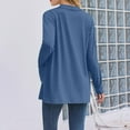 thumbnail image 4 of Niaviben cardigan for women sweaters for women Button Down Cardigan sheer cardigans for women summer mini cardigan Cardigans For Thin Cardigans Open Front Cardigan Fall Cardigan Sky Blue 5XL, 4 of 7