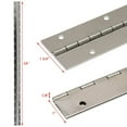 thumbnail image 2 of Glastron Boat Piano Hinge 048-1512 | 34 Inch Stainless 18 Gauge, 2 of 3