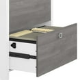 thumbnail image 4 of Bush Business Furniture Furniture Echo 2 Drawer Lateral File Cabinet in Pure White and Modern Gray, 4 of 7