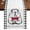 White, variant on Groundhog Day Burlap Cotton Table Runner 13x36 Inches Short, Red Bow Knot Vintage Farmhouse Table Runners, Outdoor Dining Tablecloths Decor for Baby Shower/Party/Wedding