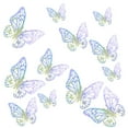 thumbnail image 2 of Clearance!TAKTUK Wall Art,12Pcs 3D LaserButterfly Wall Decorations 3 Sizes 6Styles 4 Coloer Butterfly Party Decorations Birthday Decorations Butterflies for,Wall Decor Living Room,Home Decor, 2 of 8