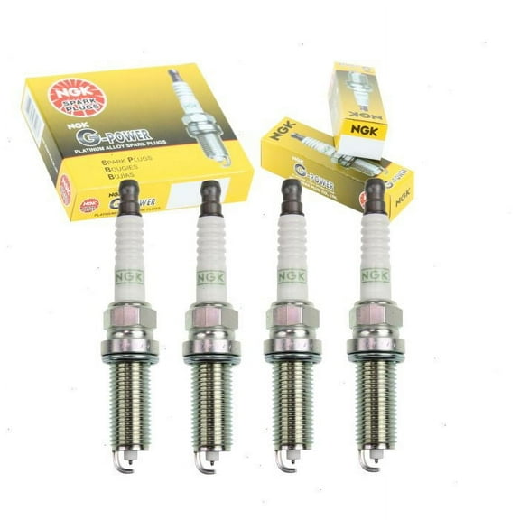 4 pc NGK G-Power Spark Plugs compatible with Nissan Micra 1.6L L4 2015-2019