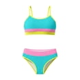 thumbnail image 5 of Girls Swimsuits Two Piece Bikini Sets Quick Drying Summer Beach Swimwear Teen Bathing Suits 6-7 Years, 5 of 5