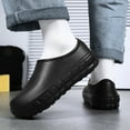 thumbnail image 4 of Women's Men's Garden Shoes with Fleece Lined Waterproof Non Slip Winter Chef Kitchen Clogs Warm Fuzzy Slippers for Indoor And Outdoor, 4 of 7