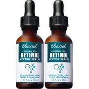 Ebanel 2.5% Liposomal Retinol Serum for Face with Peptides, Anti Aging Face Serum 1.08fl oz 2-Pack