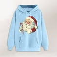 thumbnail image 2 of WILLBEST Sudadera con Capucha para Mujer, Estilo Navideño, con Estampado Navideño, Cuello Redondo y Manga Larga Diseño Holgado E Informal XX-Grande, 2 of 3