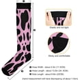 thumbnail image 3 of GZHJMY 1Pair Fashion Print Compression Socks for Women Men, Knee High Stockings for Athletic Sports,Running,Travel, 3 of 7