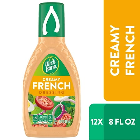 Wish-Bone Creamy French Dressing, 12 - 8 FL OZ Bottles