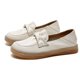 thumbnail image 2 of Zapatos planos cómodos de piel de vaca auténtica de alta calidad para mujer, mocasines sin cordones, estilo coreano, primavera y verano 2022, 2 of 5