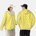 thumbnail image 4 of Fotbe Cheese 1 Chaqueta con Protección Solar UPF 50+ para Hombre y Mujer, Camisa con Capucha y Bolsillos-3X-Large, 4 of 7