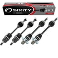 thumbnail image 2 of 4 pc Sixity XT Front Rear Left Right Axles compatible with Suzuki LT-A500 KingQuad AXi Power Steering Rugged SE SE+ LT-A500XPS LT-A750 LE LT-A750X 4x4 LT-A750XPC 2009-2021, 2 of 3