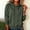Army Green, variant on Women Solid Waffle Knit Drawstring Hooded Tops Long Sleeve Loose Fit Pullover Shirts Soft Casual Blouses with Pocket for Spring Autumn White