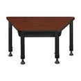 thumbnail image 6 of Regency 36 x 23 x 19 in Trapezoid Height Adjustable Kids Learning School Desk with Book Storage- Cherry, 6 of 6