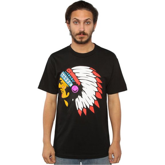 Black Scale Mens The Blvck Chief Graphic T-Shirt, Black, Small