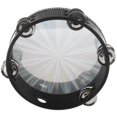 thumbnail image 4 of 8 Inch Wooden Tambourine Handbell Hand Drum Reflective Percussion Instrument Toy Dancing Singing Ac, 4 of 5