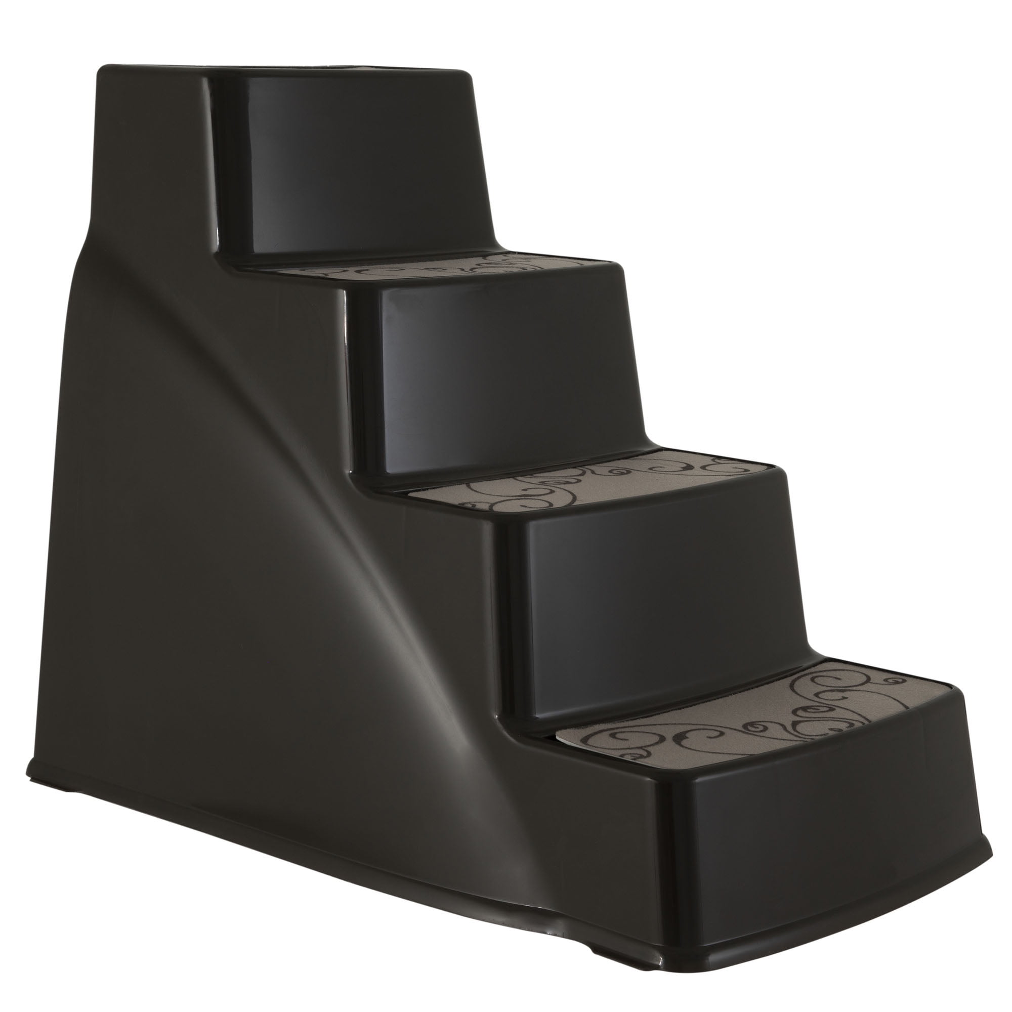 Petmate Pet Steps II Lightweight Plastic Dog Steps to Help Climb Sofas or Beds, 26" For Pets Up To 70 lb, Brown