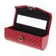 thumbnail image 1 of Advancent Caja de almacenamiento con soporte para estuche de lápiz labial individual de cuero PU con espejo para monedero rojo Type3, 1 of 1