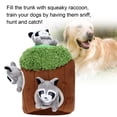 thumbnail image 4 of Interactive Dog Toys Hide And Seek Puppy Toys Colorful Squeak Stuffed Animals Plush Puzzles Tree Holes Raccoons (as shown), 4 of 7