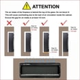 thumbnail image 2 of Electric Fireplace 42 Inch Recessed Wall Mounted with Remote, Multi-Color Flame & LED Heater | Tempered Glass+Sheet Metal+Plastic, 2 of 15