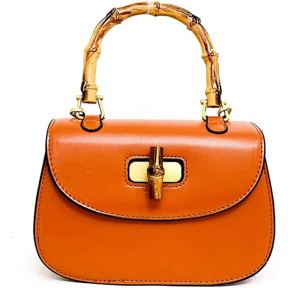 JUYGO Women Trendy Saddle Bag Special Retro Handle Bags Color Strap Shoulder Bag