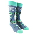 thumbnail image 2 of Men's I Like Fishing and Maybe 3 People Socks Funny Hunting Fathers Day Dad Footwear, 2 of 9