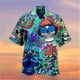 thumbnail image 3 of Las camisas más nuevas para hombre, ropa de calle, camisa de playa para hombre, camisa hawaiana de manga corta con calavera 3d genial, camisetas de verano de gran tamaño para hombre, ropa para mujer, 3 of 5