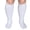 White, variant on Lutiedan Plus Size Knee High Socks for Women, Seamless High Stretch Socks, Wide Calf Circumference 40-65cm Socks XXL-7XL,White