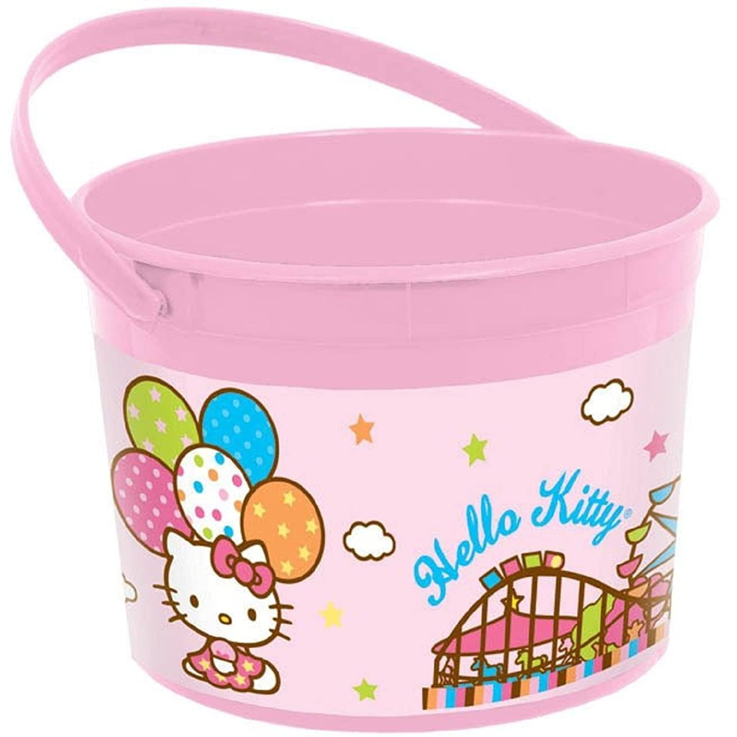 Amscan Hello Kitty Favor Container Plastic Buckets 12ct