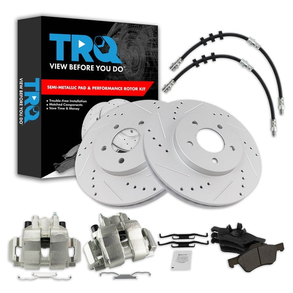 TRQ Front Brake Pad & Rotor Kit Fits Select 05-07 Ford Escape Mazda Tribute 07 Mariner