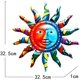 thumbnail image 3 of Sun Moon Metal Colgante de Pared, Sun Moon Sun Decoración de Pared Sun Moon Face Esculturas para el hogar Jardín Interior al Aire Libre. Afortunado Sencillez, 3 of 5