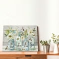 thumbnail image 4 of Farmhouse Bathroom Wall Art - Hummingbird & Floral Mason Jar Canvas Print, Inspirational Quotes Framed Artwork for Living Room, Bedroom & Bathroom, 4 of 7