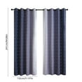 thumbnail image 3 of Btomtd 2pcs Blackout Curtains with Gradient Look, Heat Insulating Sunscreen Curtains for Bedroom, Blackout Curtain Panel Pairs for Living Room and Balcony - 51.96"x94.88", Light Blue-L, 3 of 6
