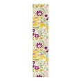 thumbnail image 2 of Unique Loom Bloom Collection Area Rug - Daisy (2' 7" x 12' Runner White/Yellow), 2 of 6