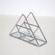 thumbnail image 1 of Porta pañuelos de hierro forjado creativo, porta servilletas triangular vertical, porta papel de mesa para cafetería, hotel, estante de almacenamiento para mesa de comedor, 1 of 6