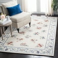 thumbnail image 2 of SAFAVIEH Micro-Loop Noweel Diamond Area Rug, Ivory/Grey, 5' x 5' Square, 2 of 7