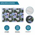 thumbnail image 6 of Purple Hydrangea Placemats Set of 12, Spring Floral Elegant Pastoral Flowers Placemats for Dining Table, Place Mats for Kitchen Tabletop, Waterproof Wipeable Dining Table Mats Set, 6 of 9