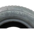thumbnail image 5 of MASSFX 16x6.5-8 front or rear Turf Tire for outdoor power equipment and lawn mowers, 4-Ply with rectangular tread for excellent traction and easy cleaning, Non-highway use only, 16/6.5-8,16x6.5x8, 5 of 8