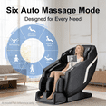 thumbnail image 2 of BOSSCARE Full Body Shiatsu Recliner Massage Chair Zero Gravity with USB Port and App, Black, 2 of 12