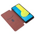 thumbnail image 2 of Case for LG STYLO 7 4G Magnetic Carbon Fiber Leather Folio Flip Case with Card Holder Kickstand, 2 of 5