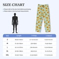 thumbnail image 5 of Fotbe White Polka Dot Sunflower A Men's Pajama Pants,Sleepwear Pants,Pj Bottoms Drawstring And Pockets-Small, 5 of 7