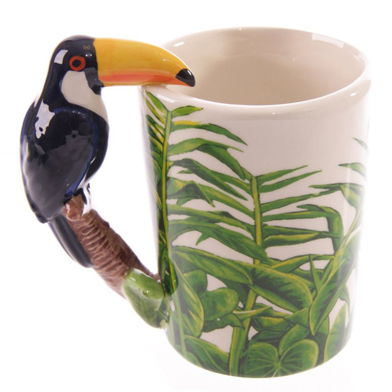 Ceramic Mug with Handle - Woodpecker 13oz – EILONG®