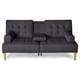thumbnail image 3 of Sofá Cama Makora Queen con Memory Foam Color Oxford Lino Respaldo Reclinable de 3 Posiciones, 3 of 10