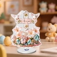 thumbnail image 6 of Yyuenw Easter Decorations, Easter Decorations 2D Flat Acrylic Desktop Rotating Ornament Desktop Decoration Easter Theme Decoration Accessories, Easter Decor, 6 of 7