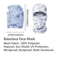 thumbnail image 2 of Minzimin Balaclava Head Mask Full Face Cover Windproof Sun UV Protection Hood for Men, 2 of 7