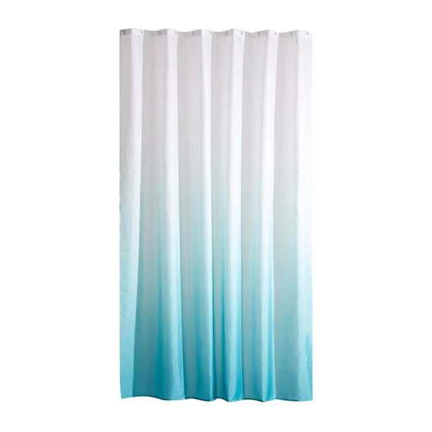 Cortinas de Ducha Decorativas para el Baño, Cortina de Ducha Impresa Digital de Gradiente 180x180cm Azul Oscuro, Cubierta Impermeable de Poliéster Engrosada, Cortinas de Ducha Impermeables