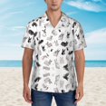 thumbnail image 4 of Bunny Party Hawaiian Shirts For Men, Summer Short-Sleeve Relaxed-Fit Button-Down Shirts Xx-Large, 4 of 9