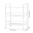 thumbnail image 2 of Ktaxon 3-Tier Multi-function Rack Shelves Widen Rolling Kitchen Bathroom Storage Utility Cart, 2 of 8