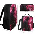 thumbnail image 2 of Cyberpunk heroes Backpack 3 PCS School Set Bookbag Lunch Carrier Pen Organizer, 2 of 4