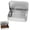 Silver, variant on 1 Pack Small Rectangular Tin Box with Lid, Metal Storage Case and Container, Reusable Organizer for Candy, Pills, Jewelry, and Small Items, 9.8x6.4x2.1 cm (Silver)