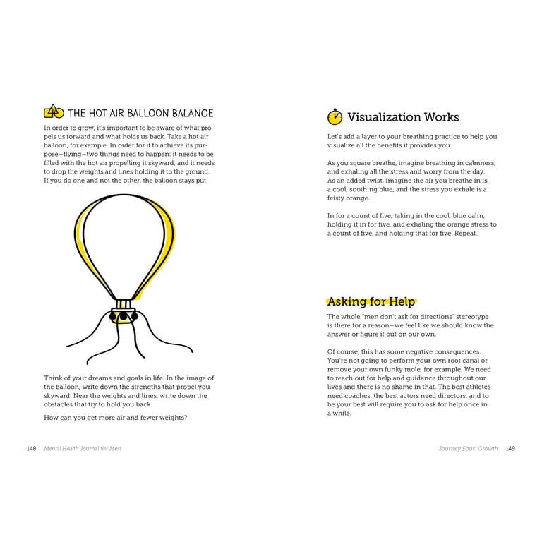 Mental Health Journal for Men: Creative Prompts, Practices, and
